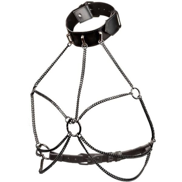 Calexotics - euphoria arnÉs de cuello de cadena talla grande