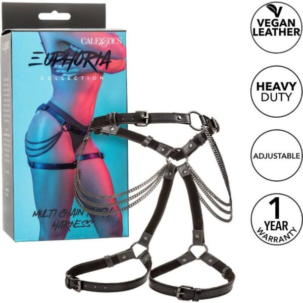 Calexotics - euphoria arnÉs de muslo cadena