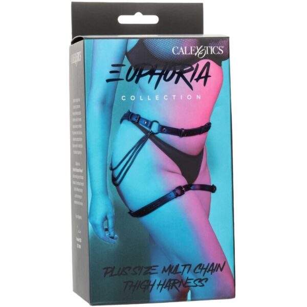 Calexotics - euphoria arnÉs de muslo cadena talla grande