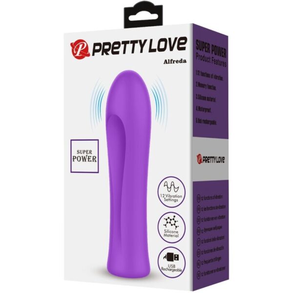 Pretty love - alfreda vibrador super power morado