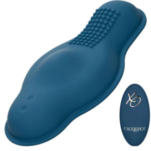 Calexotics - rider masajeador doble motor control remoto azul