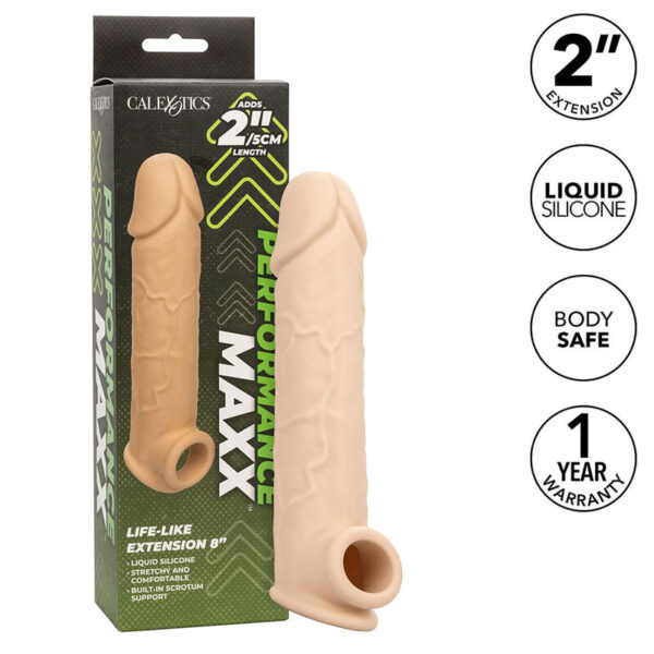 Calexotics - performance maxx extensiÓn realista 8 piel claro