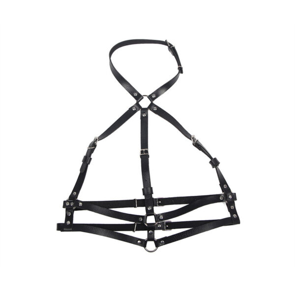 Subblime - arnÉs de pecho anillas de cuero negro talla Única