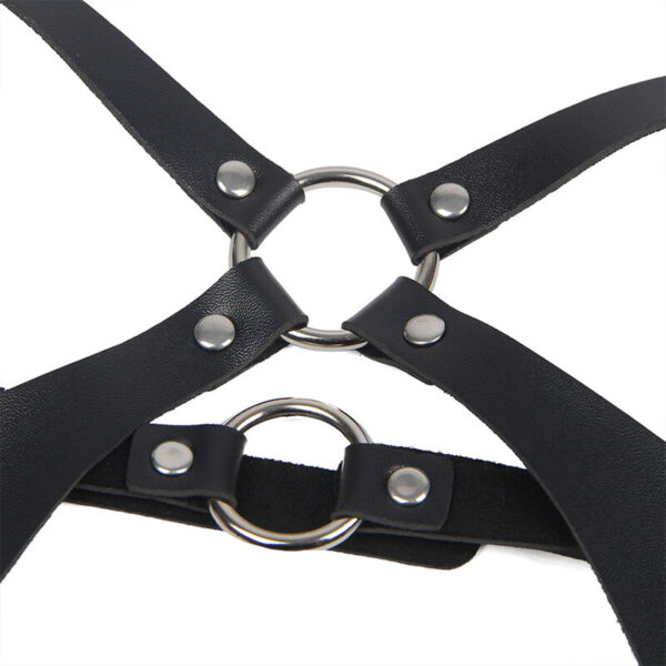 Subblime - arnÉs cuerpo entero con hebillas cuero negro talla Única