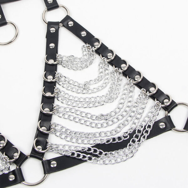 Subblime - arnÉs sujetador y collar con cadenas talla Única