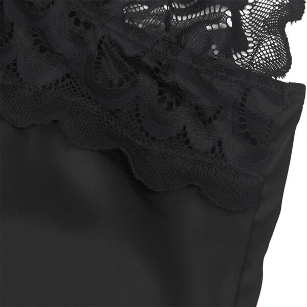 Subblime - babydoll con estampado floral pecho negro s/m