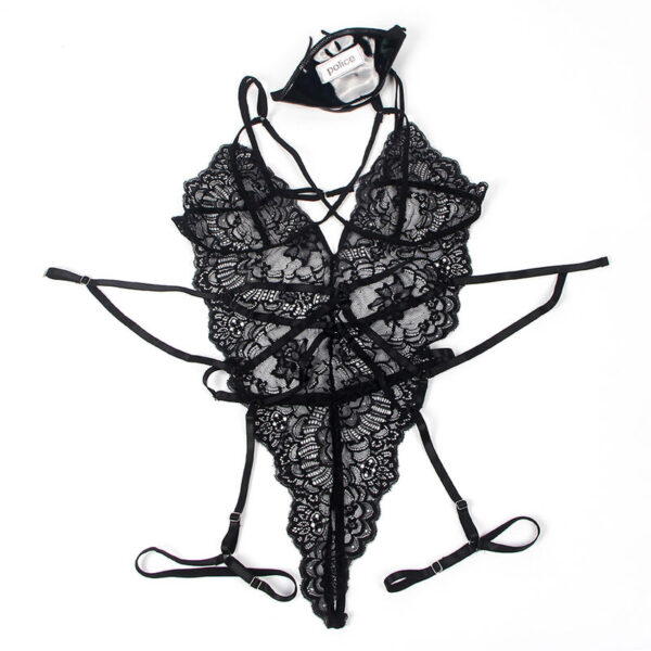 Subblime - disfraz policia body encaje negro l/xl