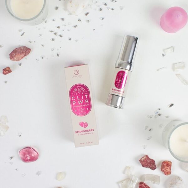 Secret play - clit pwr blsamo de clitoris de fresa