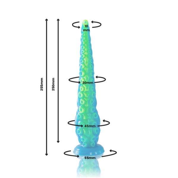 Epic - scylla dildo tentÁculo fino fluorescente tamaÑo pequeÑo
