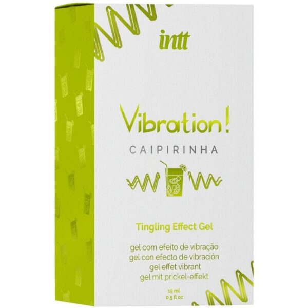 Intt - potente estimulante Íntimo gel vibrador liquido caipirinha 15 ml