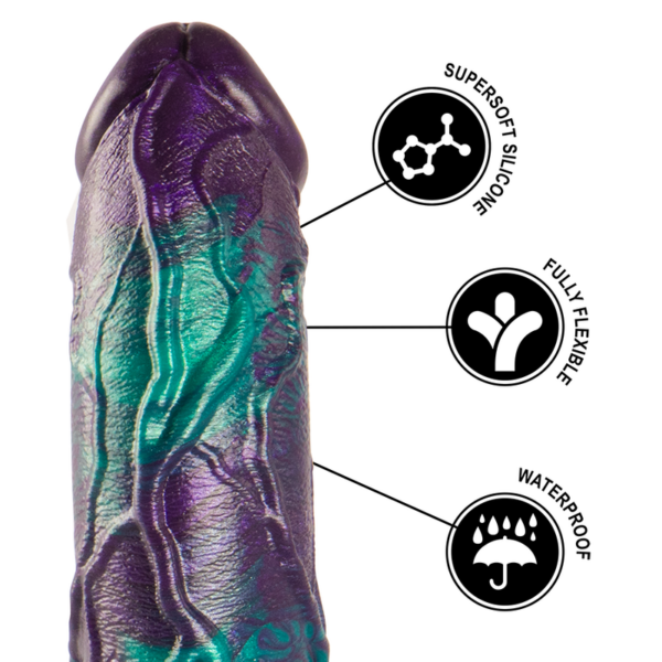 Epic - basilisk dildo doble placer escamoso tamaÑo grande