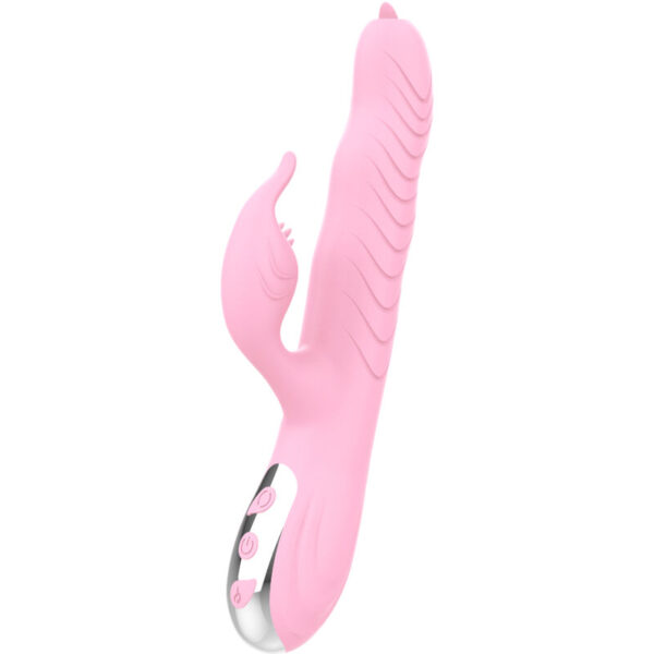 Armony - marcia vibrador & thrusting doble lengua efecto calor rosa