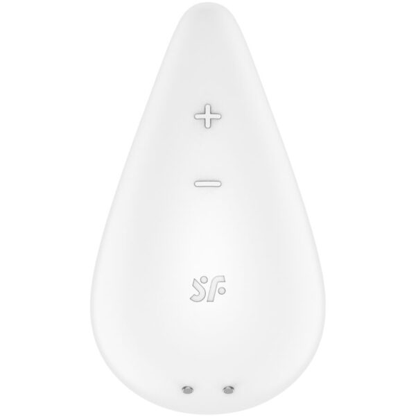 Satisfyer - dew drop vibrador lay-on blanco