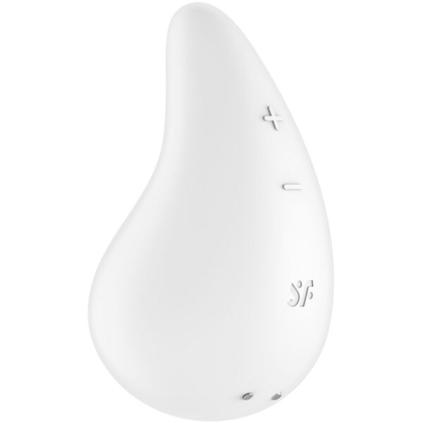 Satisfyer - dew drop vibrador lay-on blanco