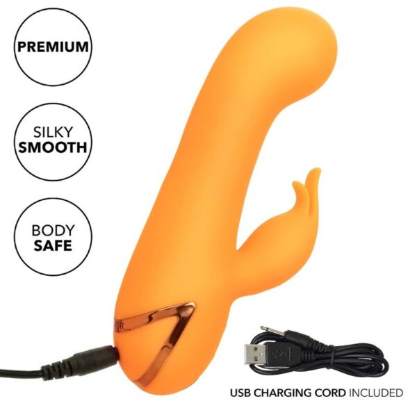 Calexotics - montecito muse vibrador rabbit naranja by california dreaming