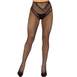 Leg avenue - medias rejilla sin entrepierna negro