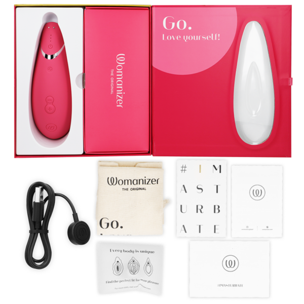 Womanizer - premium 2 estimulador de clÍtoris frambuesa