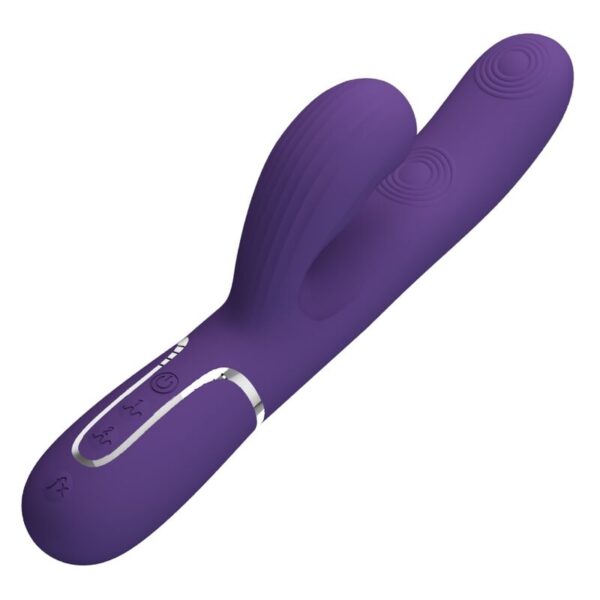 Pretty love - perlita vibrador punto g 3 en 1 multifunciÓn morado