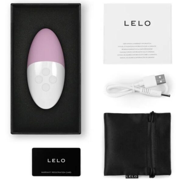 Lelo - siri 3 masajeador de clitoris rosa suave