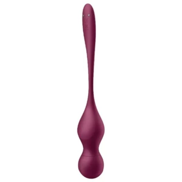 Satisfyer - love birds vary bolas vibradores app gratuita rojo vino