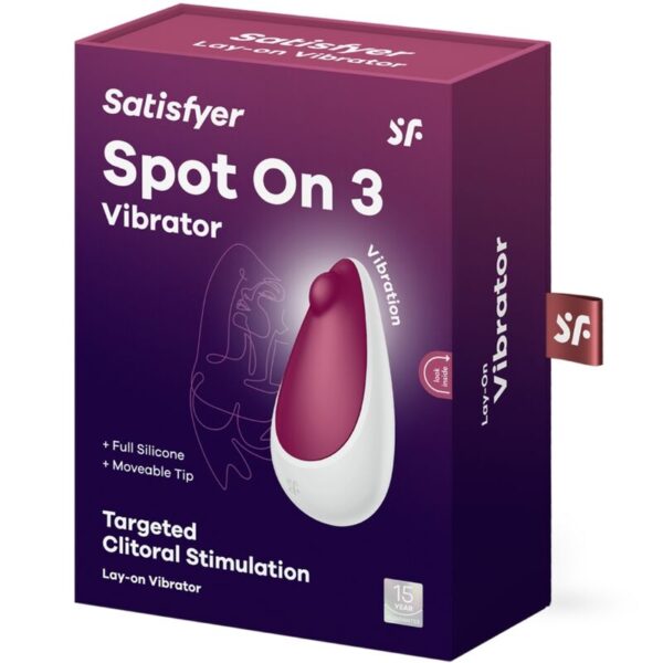 Satisfyer - spot on 3 estimulador de clÍtoris rojo