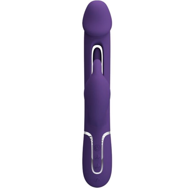 Pretty love - kampas vibrador rabbit 3 en 1 multifunciÓn con lengua violeta