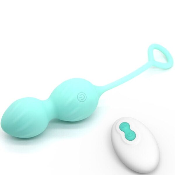 Armony - blossoms pesas vaginales vibrador control remoto 10 vibraciones verde