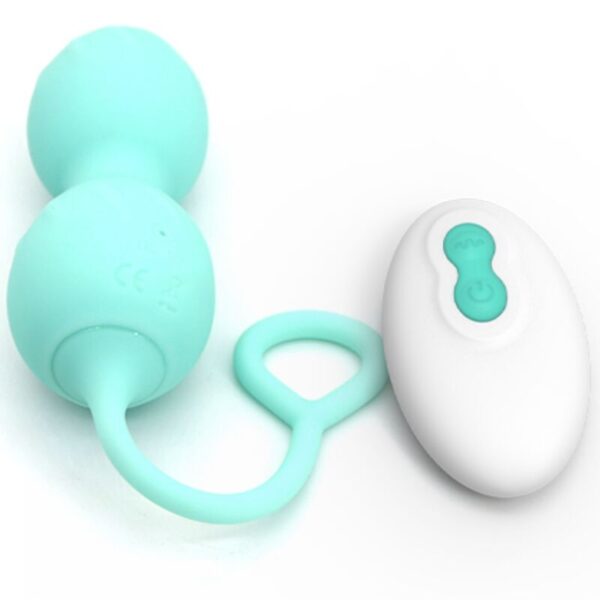 Armony - blossoms pesas vaginales vibrador control remoto 10 vibraciones verde