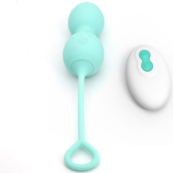 Armony - blossoms pesas vaginales vibrador control remoto 10 vibraciones verde