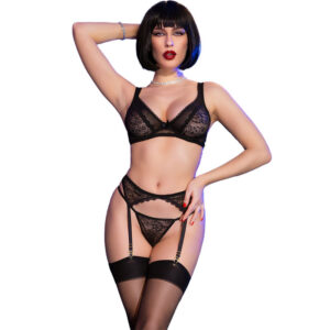 Chilirose - cr 4692 set cuatro piezas negro m