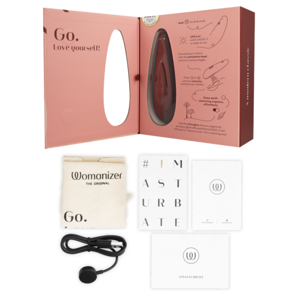 Womanizer - classic 2 estimulador de clÍtoris burdeos