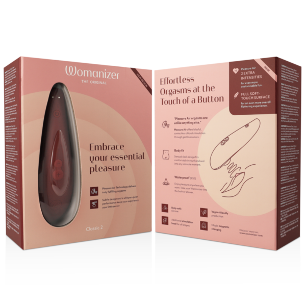 Womanizer - classic 2 estimulador de clÍtoris burdeos