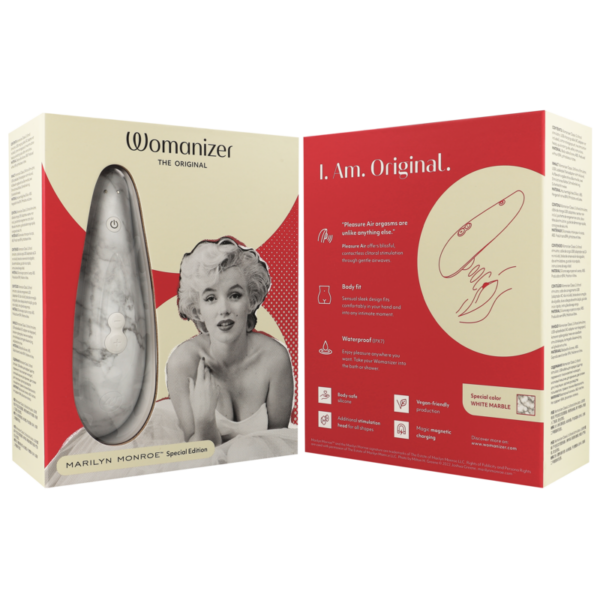 Womanizer - marilyn monroe classic 2 estimulador de clÍtoris blanco