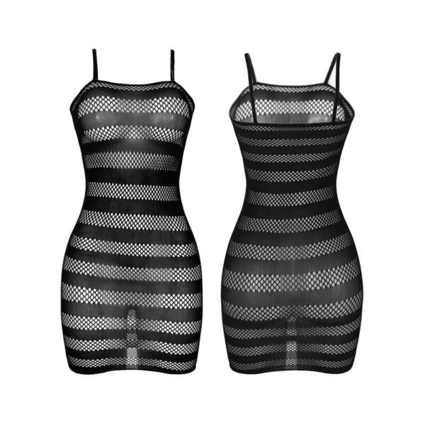Subblime - 951733 vestido de rejilla con franjas negro talla Única