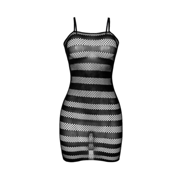 Subblime - 951733 vestido de rejilla con franjas negro talla Única
