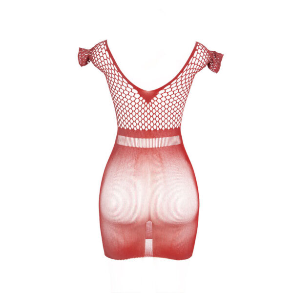 Subblime - 951924 vestido de rejilla crochÉ corto rojo talla Única