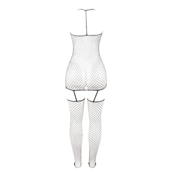 Subblime - 951955 bodystocking de rejilla brillante talla Única