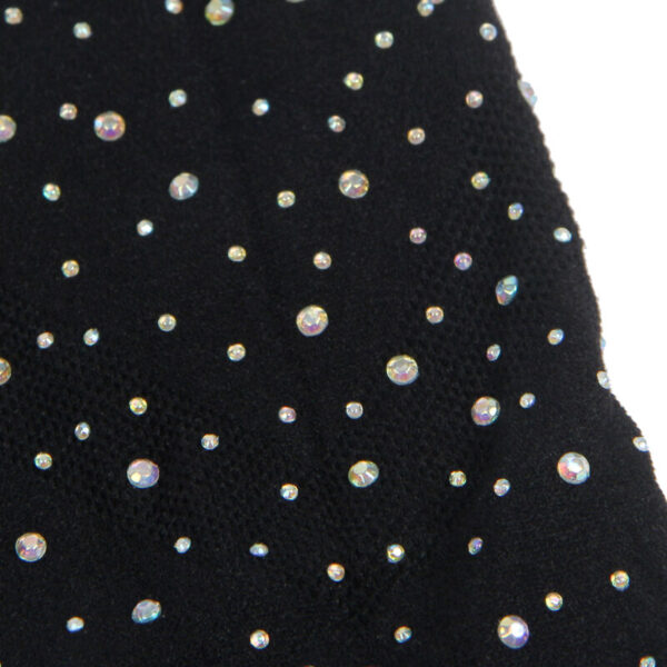 Subblime - 952198 vestido de rejilla con diamantes brillantes negro talla Única
