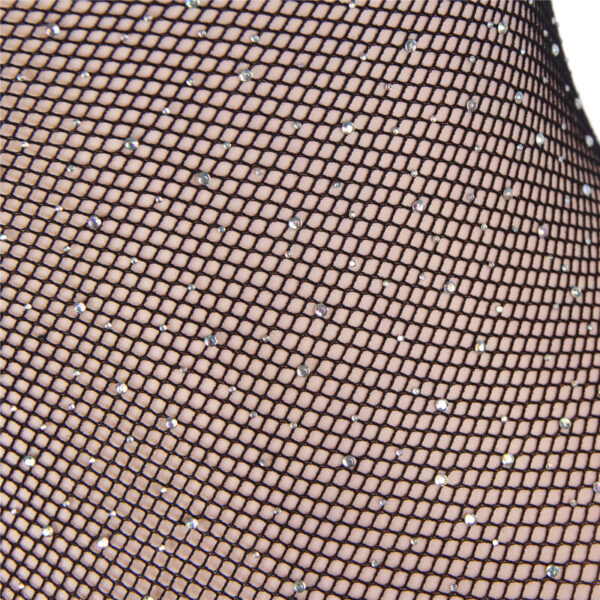 Subblime - 952297 body de rejilla brillante con hombros descubiertos manga larga negro talla Única