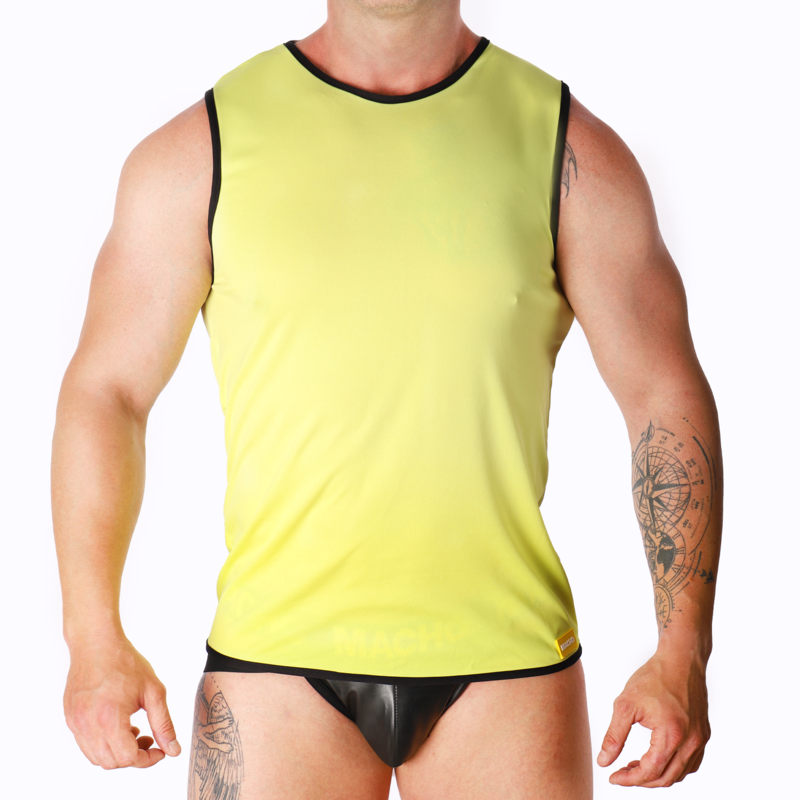 Macho - camiseta amarillo l/xl