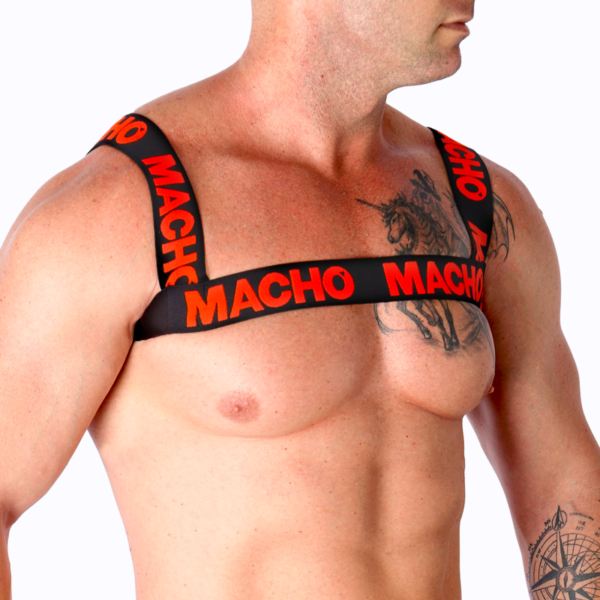 Macho - arnes doble rojo
