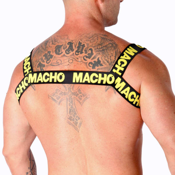 Macho - arnes doble amarillo