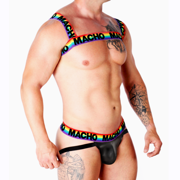 Macho - arnes doble pride limited