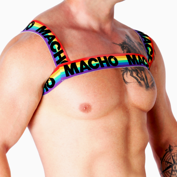 Macho - arnes doble pride limited