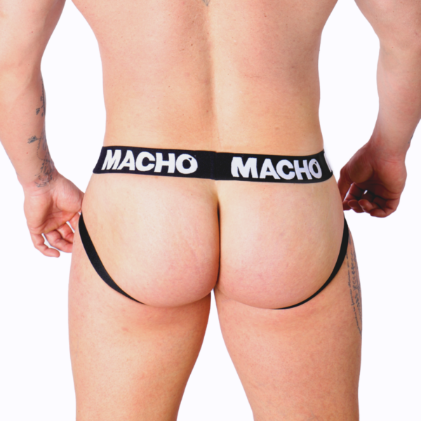 Macho - mx26x1 jock rejilla blanco m