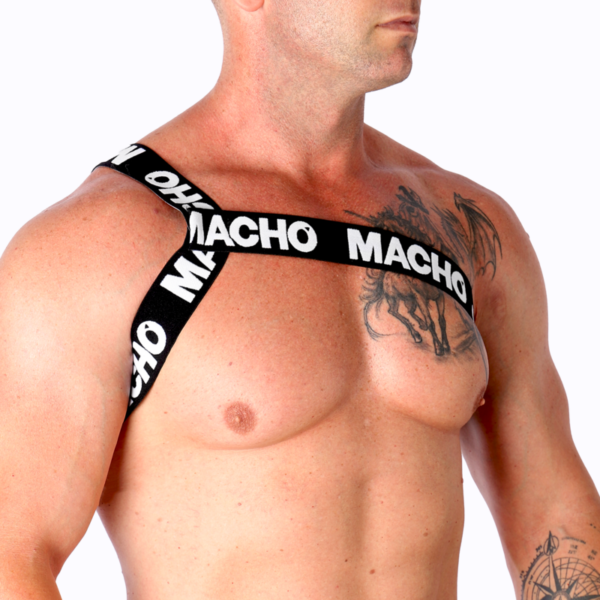 Macho - arnes romano blanco l/xl