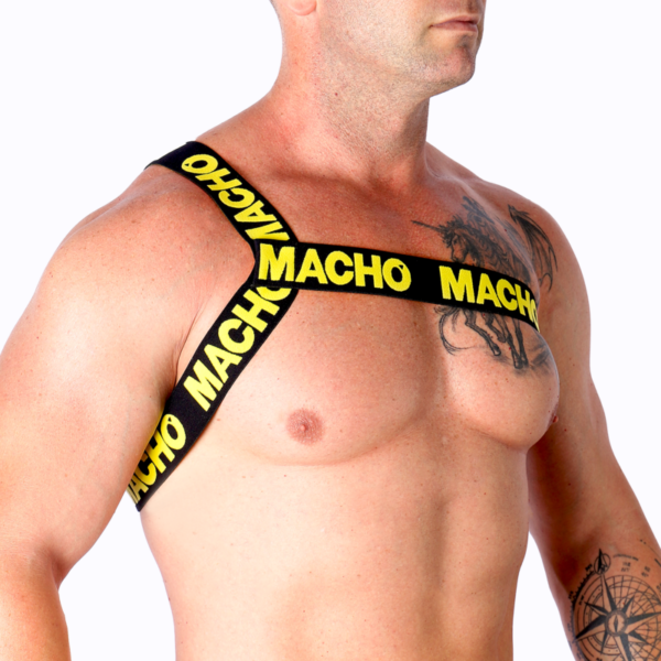 Macho - arnes romano amarillo l/xl