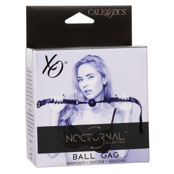 Calexotics - nocturnal mordaza de bola silicona negro
