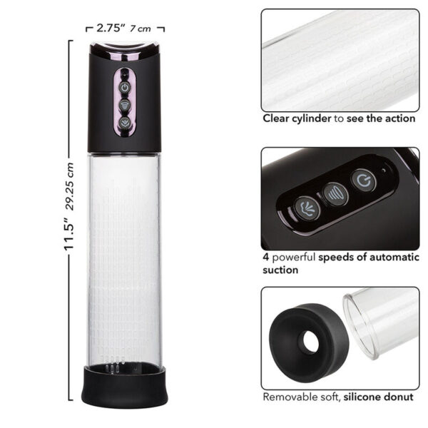 Calexotics - peak bomba succionadora 4 velocidades negro