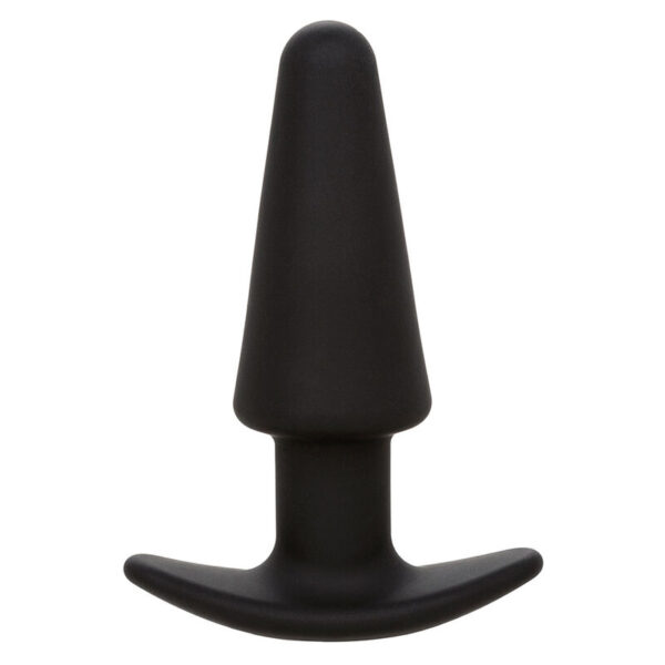Calexotics - rock bottom plug anal cÓnico 10 vibraciones silicona negro